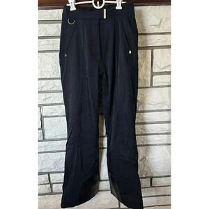 Women's Black Ski Snow Pants with Aqua Guard Stretch Size 4 Gorpcore